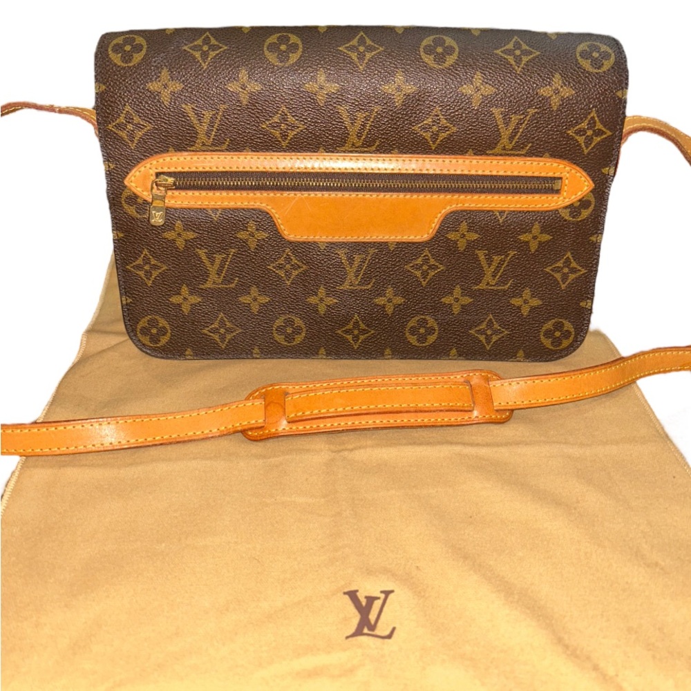 Vintage Louis Vuitton Monogram Crossbody Zipper Bag